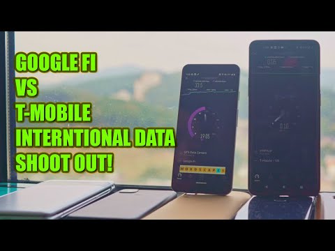 Google Fi vs. T-Mobile International Data Speed Comparison!