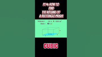 PART 4: Volume of Rectangular Prisms #shorts #mathematics