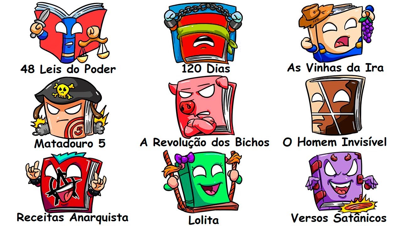 Todos os LIVROS PROIBIDOS Explicados em 15 Minutos