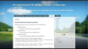 Kontrol PID pada Motor DC Enkoder: Simulasinya menggunakan LabVIEW, Arduino dan Proteus (Bag. 6)