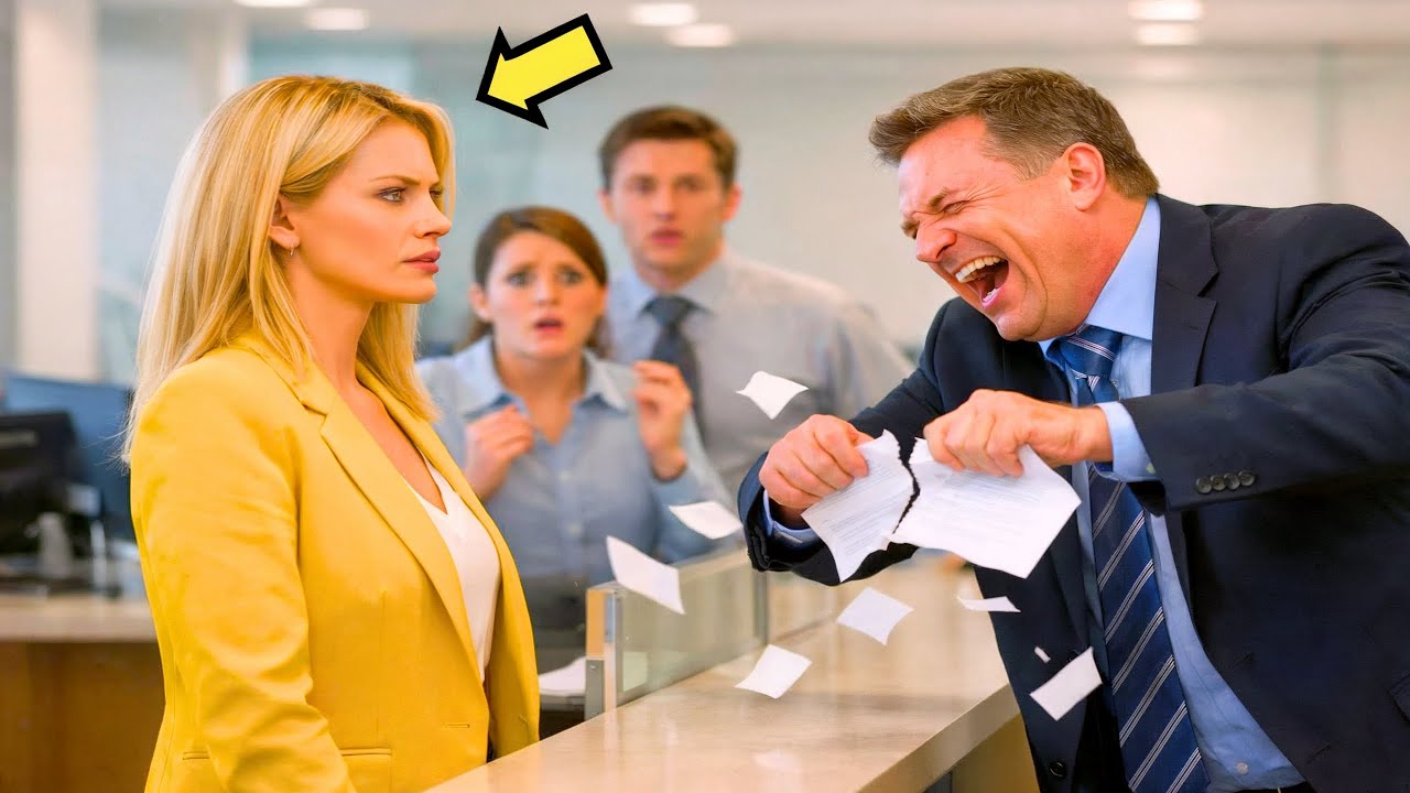 SIE GING FÜR 1 QUITTUNG DER MANAGER ZERREISST SIE UND LACHT… BIS ICH BIN DIE BESITZERIN