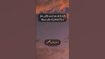 سورة ابراهيم الآية ١٩ و ٢٠ بصوت الشيخ محمد صديق المنشاوي