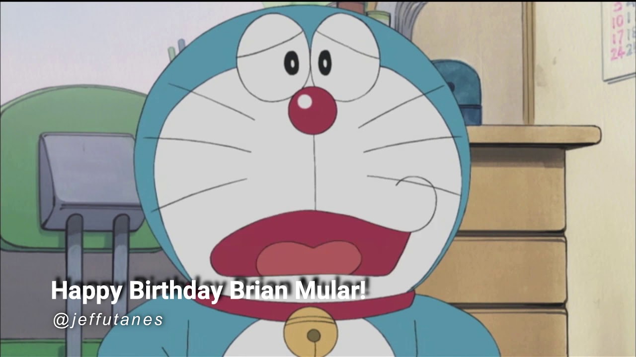 Birthday greetings from Doraemon