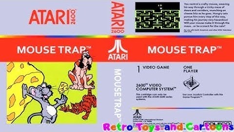 Mouse Trap Atari 2600 Colecovision Intellivision Commercial Retro toys and Cartoons