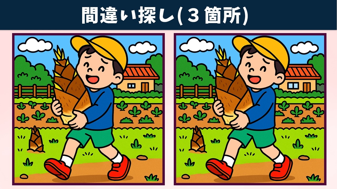 Найдите 3 отличия | Иллюстрация Версия #1936