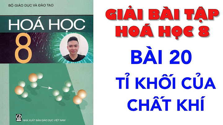 Giải vở bài tập hóa học lớp 8 bài 20