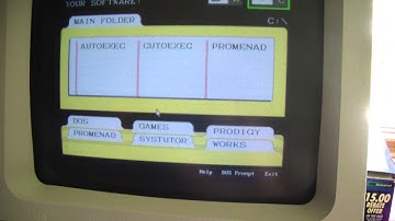 IBM ps/1 model 2011 quick power and game test