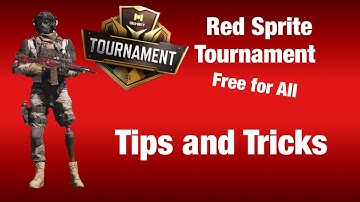 Codm Tips and Tricks for Red Sprite Tournament (Free for All)