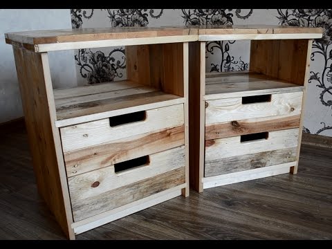 Nightstands From Pallets Youtube