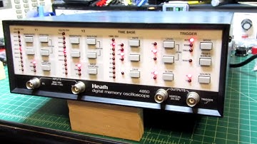 Heathkit ID-4850 (& IC-4802) Digital Memory Oscilloscope: History, Overview, Demonstration, Theory