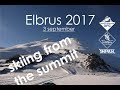 elbrus 2017 skiing from the summit