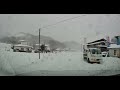 BMW　F20　雪道でのドラレコ事故動画
