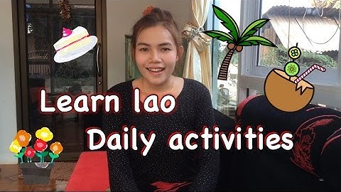Learn lao Daily activities Ep.2