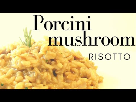 Porcini Mushroom Risotto.