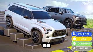 🚙 Toyota Sequoia vs Lexus LX 600 – Ultimate Off-Road Obstacle Test! 🏔️ Which SUV Wins?
