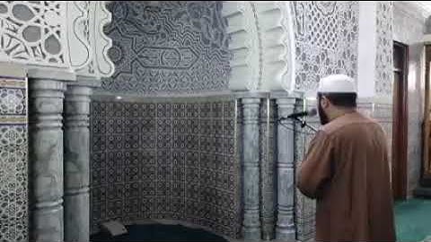 صلاه المغرب الشيخ القارئ نورالدين طيبي الجزائري حفظه الله إمام مسجد الفرقان دائرة اولاد يعيش بليدة