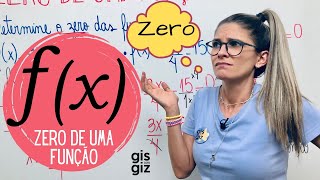 ZERO DE UMA FUNÇÃO AFIM - PRIMEIRO 1º GRAU \Prof. Gis/ - AULA 4