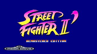 Street Fighter II: Remastered Edition - Sagat | SEGA Mega Drive / Genesis | MiSter Playthrough