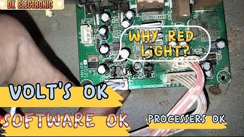 CS8001S,HANG PROBLEM , ON FOULT, RED LIGHT FOULT, WHY? ||HOW TO REPAIR RED LIGHT PROBLEM