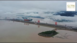 Le fleuve Yangtsé annonce la plus forte montée de 2020 au barrage des Trois Gorges