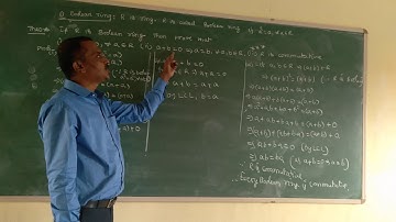 3 bsc mathematics Boolean ring and every Boolean ring is commutative