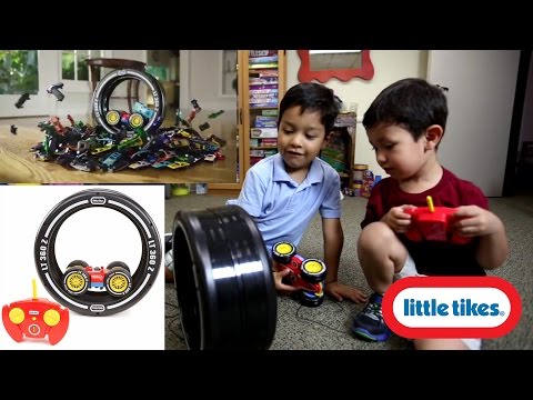 Little Tikes RC Tire Twister product review and playtime in HD spanish and english