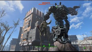 Liberty Prime Destroys A Behemoth - Fallout 4