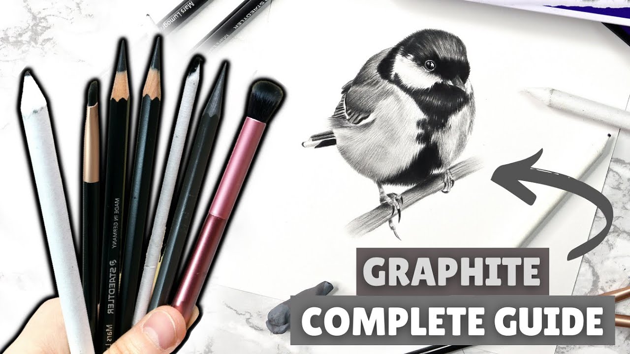 HOW to USE GRAPHITE PENCILS COMPLETE GUIDE for BEGINNERS YouTube