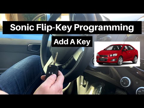 How To Program A Chevy Sonic Flip Key Remote Fob 2012 - 2016 DIY Chevrolet Add Flip-Key Tutorial