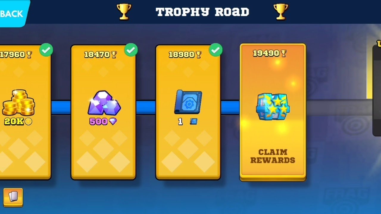 Got Rock Star Chest At 19490 Trophies Free Legendary Card(Frag Pro