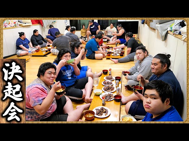 Sumo Food] Pep rally for May tournament / Okami-san's