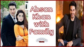 Ahsan Khan Beautiful Family Pic - Ahsan Khan Pictures With His Wife and Kid