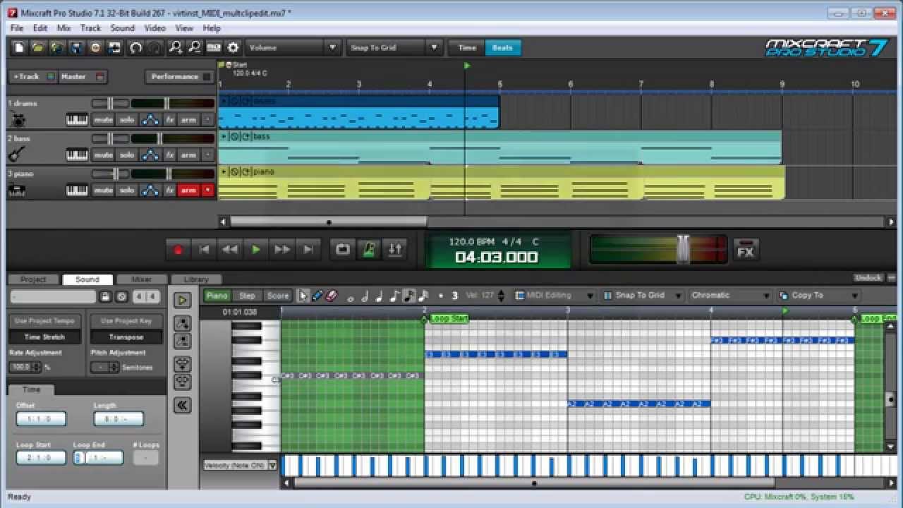 mixcraft music editor