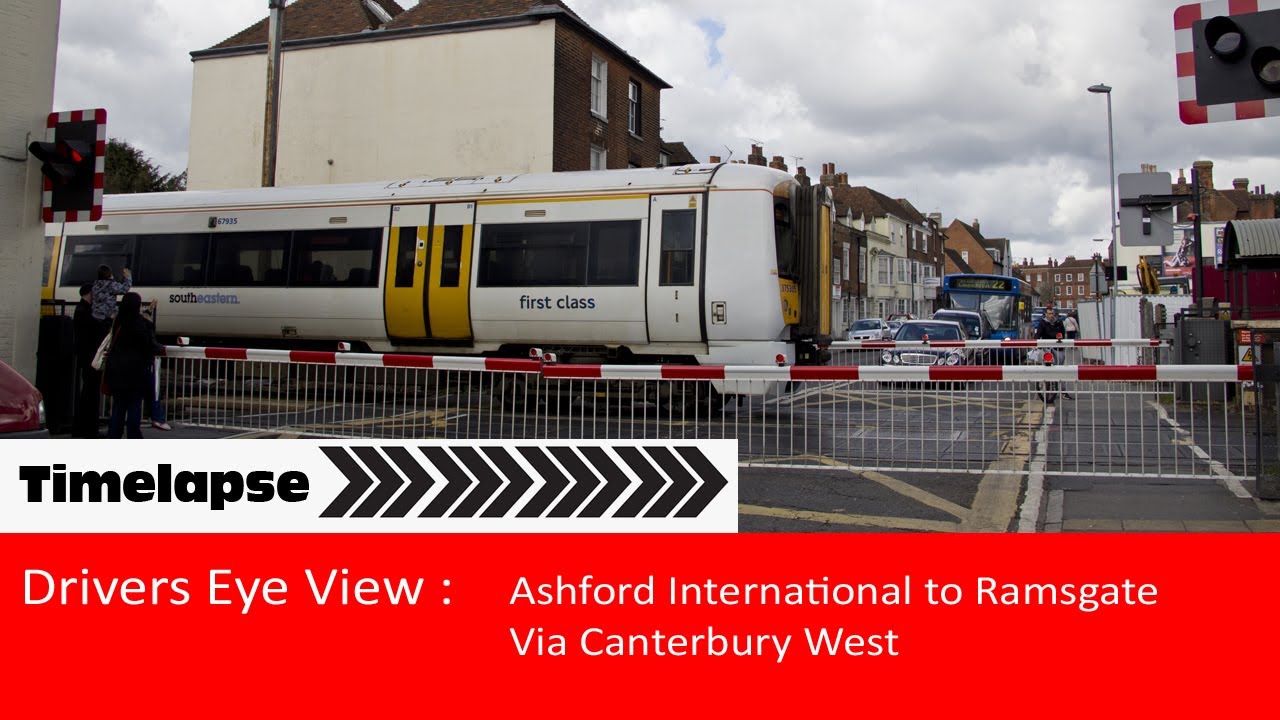 Drivers Eye View (Cab Ride) : Ashford International to Ramsgate via Canterbury West