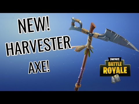 harvester pickaxe sound test review - fortnite harvester