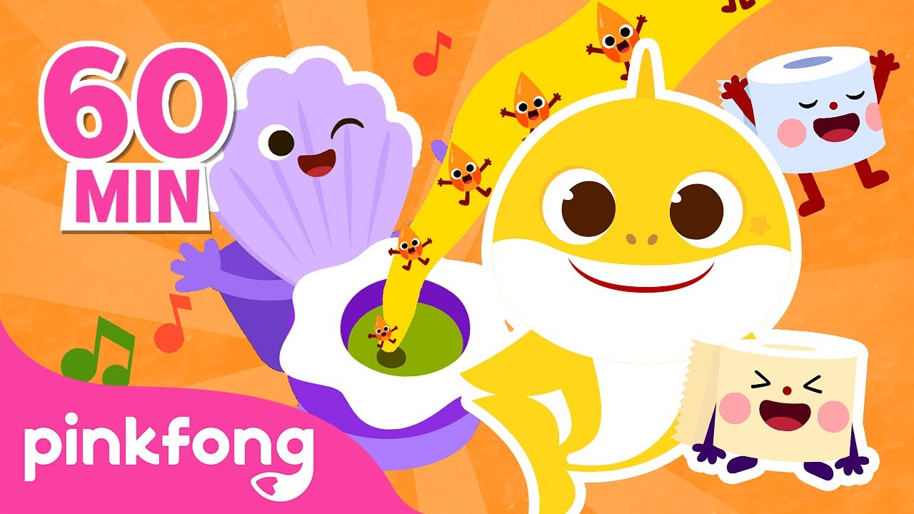 💩 Pum! É Hora do Cocozinho! | Baby Shark | +Completo | Pinkfong, Bebê Tubarão! Canções para Crianças