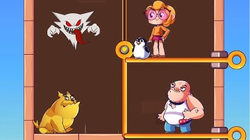 Save The Girl Pull The Pin New Gameplay Puzzle Rescue Game