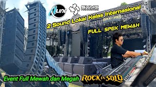 Sound Kelas Internasional🔥🔥iline dan Sync Production Berkolaborasi dikonser Termegah Rock In Solo