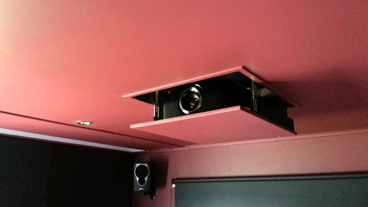 Homemade Projector Lift Working Youtube