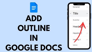 How to Add Outline in Google Docs (2024)