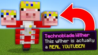 Minecraft, But All Mobs Are YouTubers...