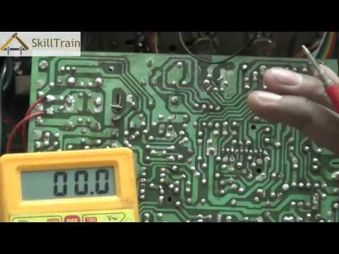 Using a multimeter on a PCB (Hindi) (हिन्दी)