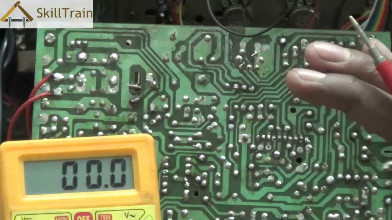 Using a multimeter on a PCB (Hindi) (हिन्दी) - YouTube circuit diagram power supply 