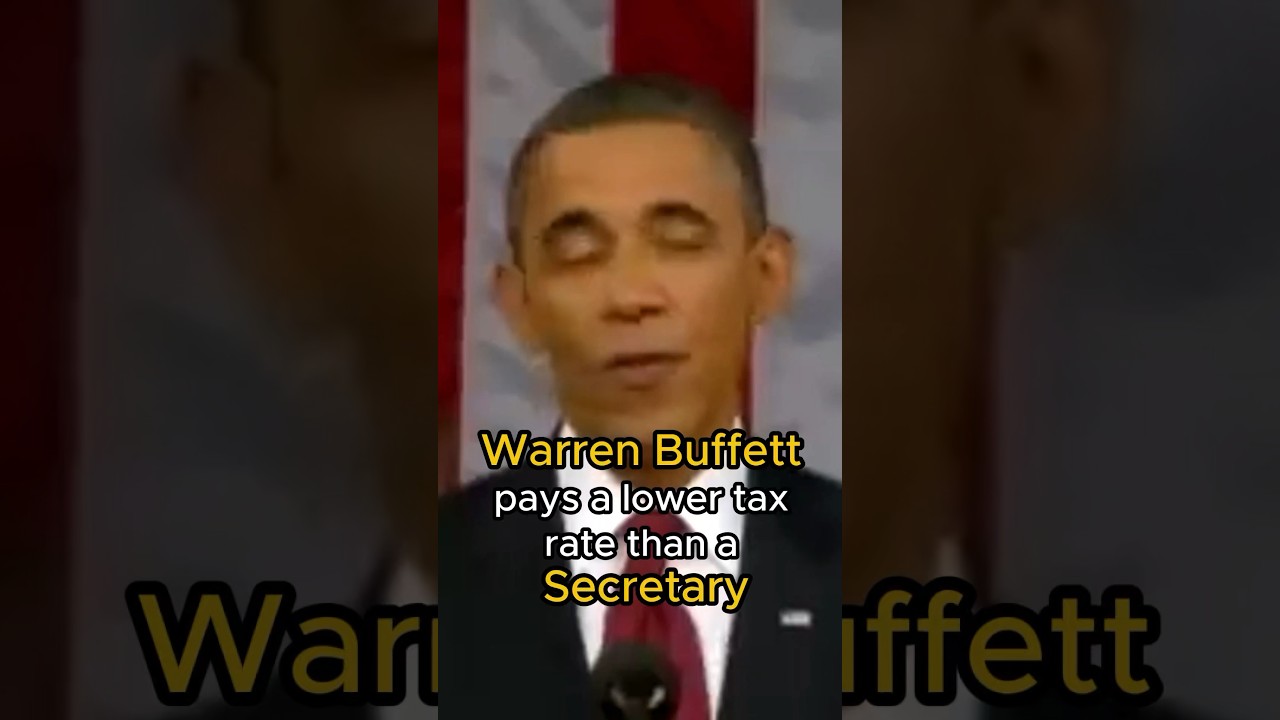 Why Warren Buffett Pays a Lower Tax Rate Than His Secretary - Explained! 🤯