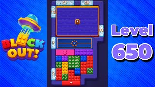 Block Out! Level 650 Solution Walkthrough 