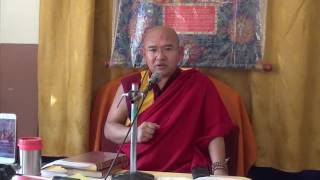 Teaching on Emptiness & Advice (སྟོང་ཉིད་དང་བསླབ་བྱ་) by Geshe Lobsang Dawa la at Dharamsala