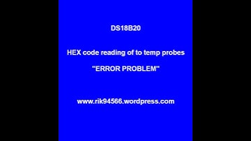 DS18B20 - 2 temp probe test.wmv