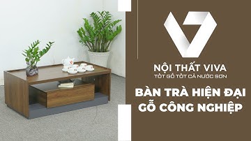 Bàn Trà Hiện Đại Gỗ Công Nghiệp Nhập Khẩu Có Hộc Tiện Dụng | Nội Thất Viva