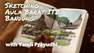 Sketching Aula Barat ITB by Yandi Prayudhi