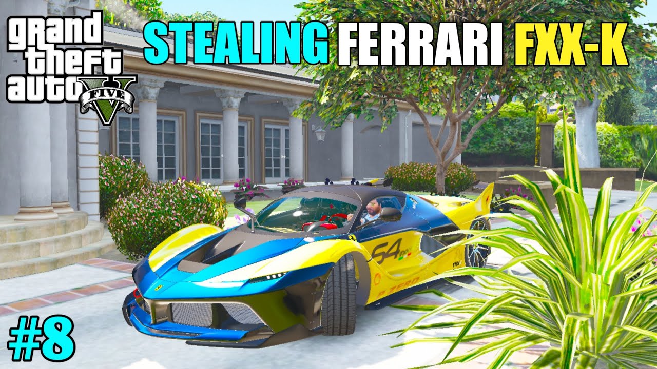 GTA 5 : STEALING TECHNO GAMERZ NEW FERRARI FXX-K | GTA 5 GAMEPLAY | #technogamerz